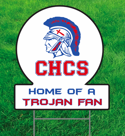 Home of a Trojan Fan Sign