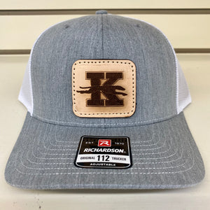 Whippet Leather Patch Trucker Cap w/ Leather Patch